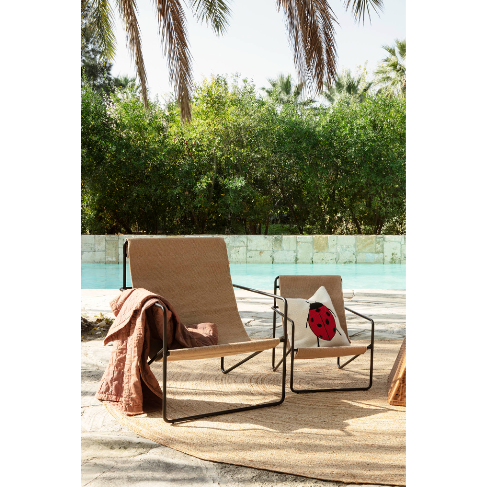 Кресло DESERT Black/Light Beige Ferm Living, стоимость 28 000 руб.  Фотография 3